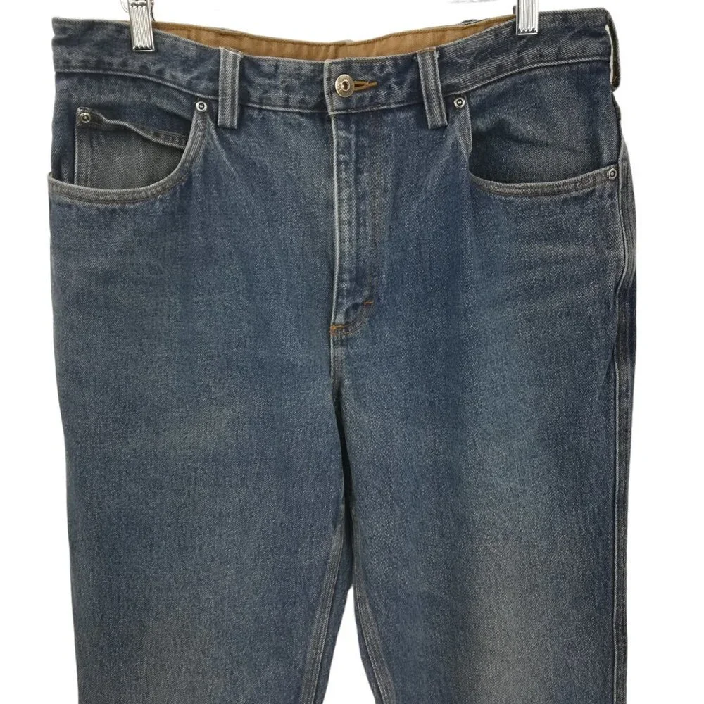 Duluth Trading Company Relaxed Fit Jeans Size 36 x 34 Mens Medium Wash Classic